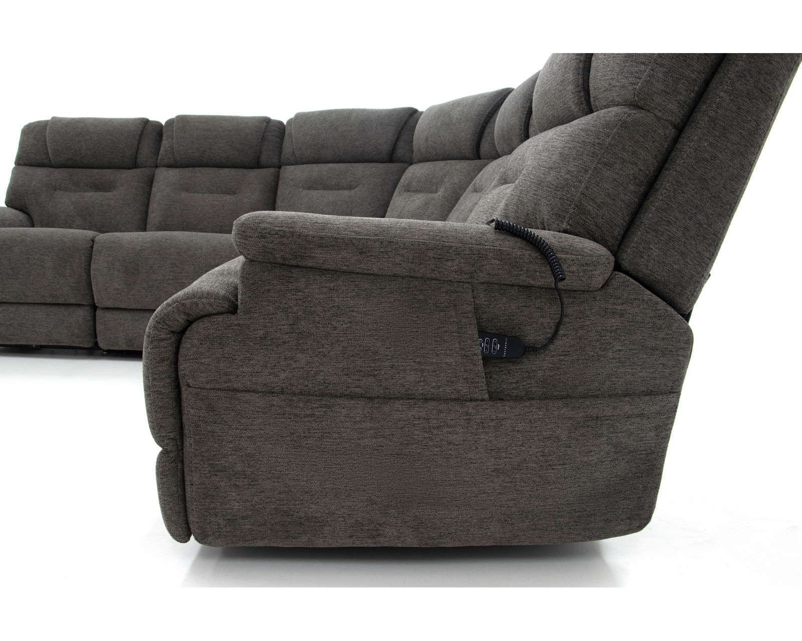 Zofa Zecliner Power Sleep Modular Sectional with Power Headrest, Lumbar, Heat, & Massage - Image 9