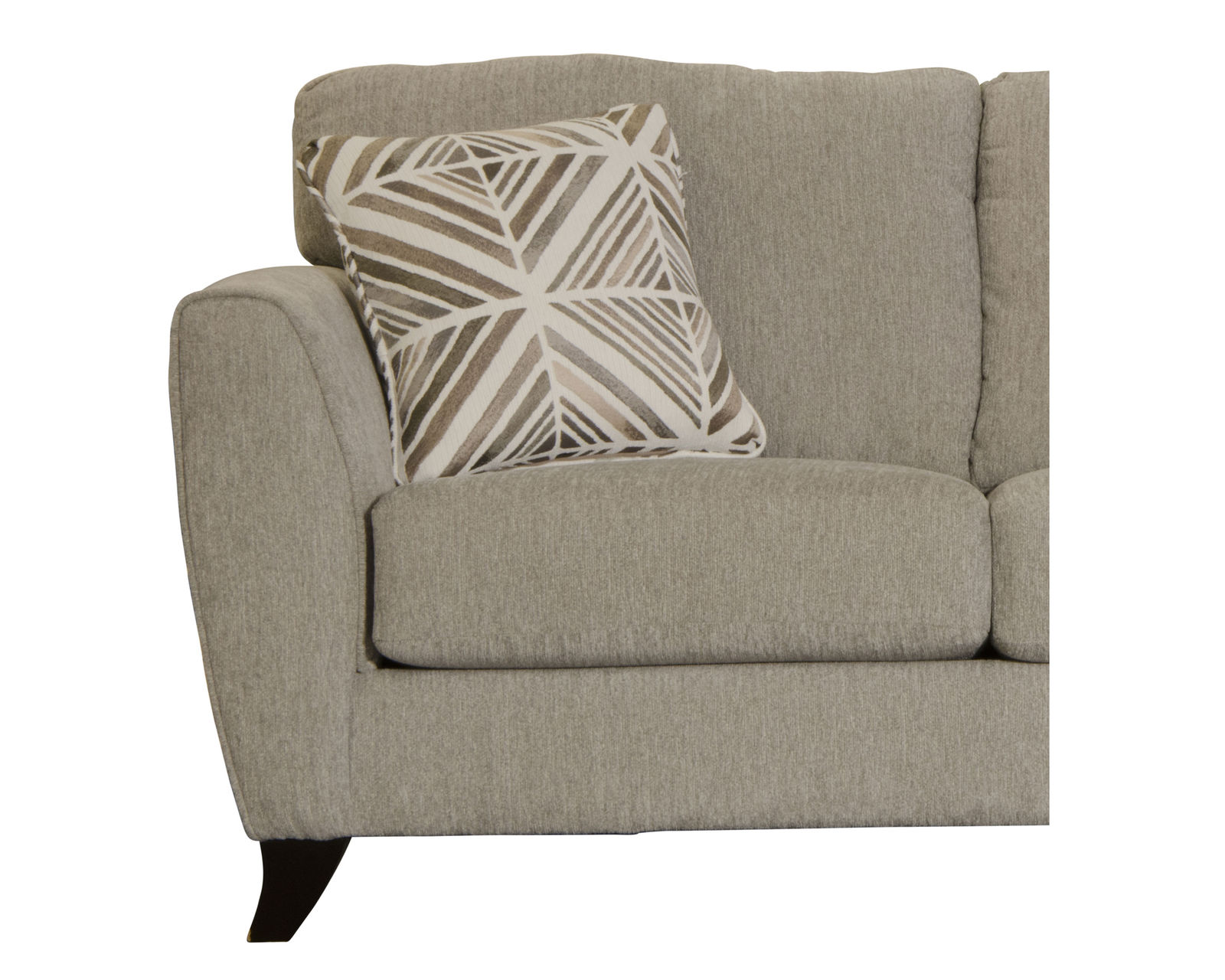 Alyssa 86" Sofa (Includes Pillows) - Pebble Fabric - Image 5