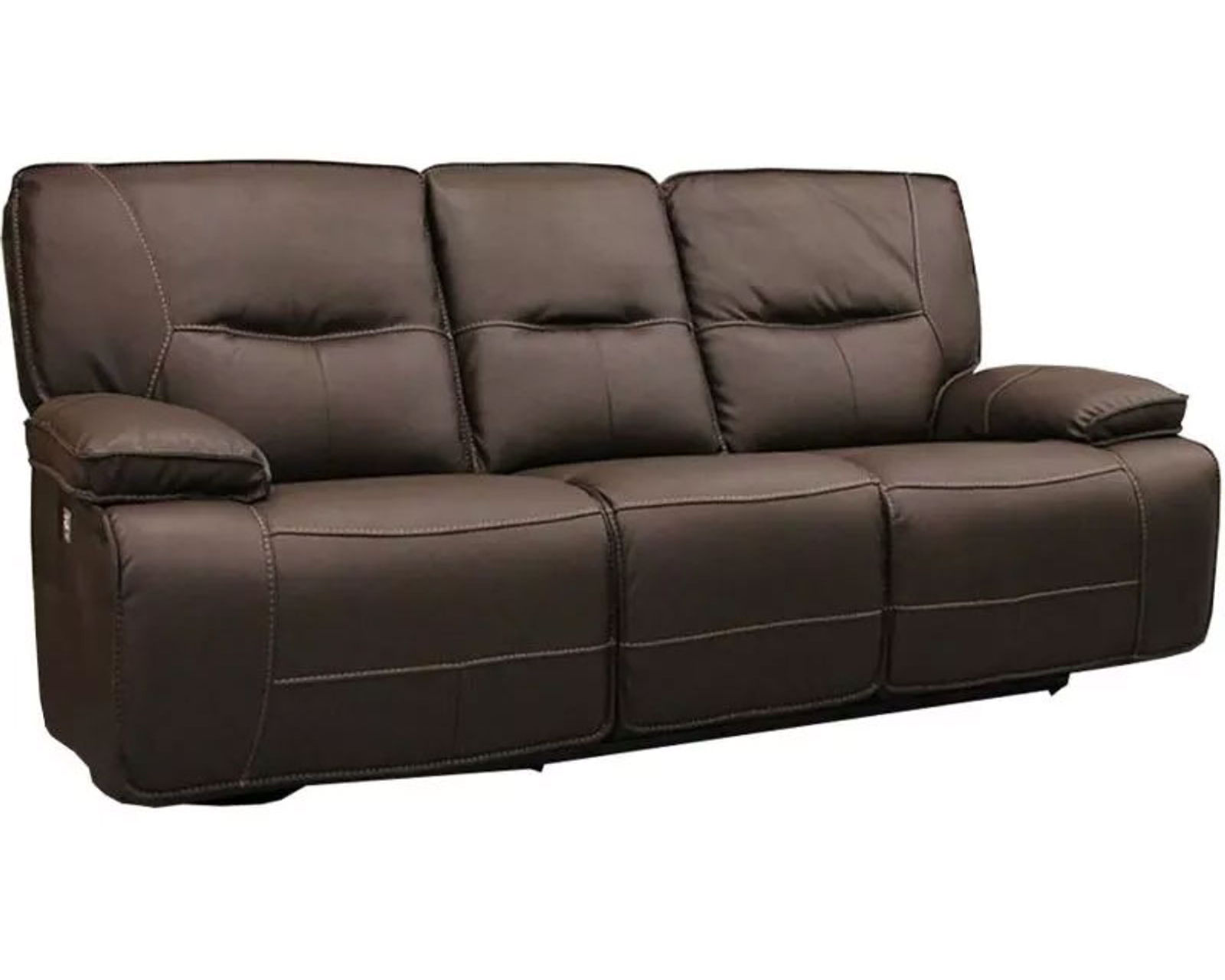 Spartacus 87" Chocolate Power Headrest Power Reclining Sofa
