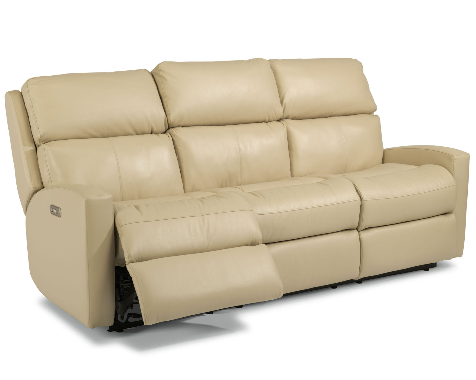 Catalina Leather 84" Reclining Sofa (Colors Available) - Image 4