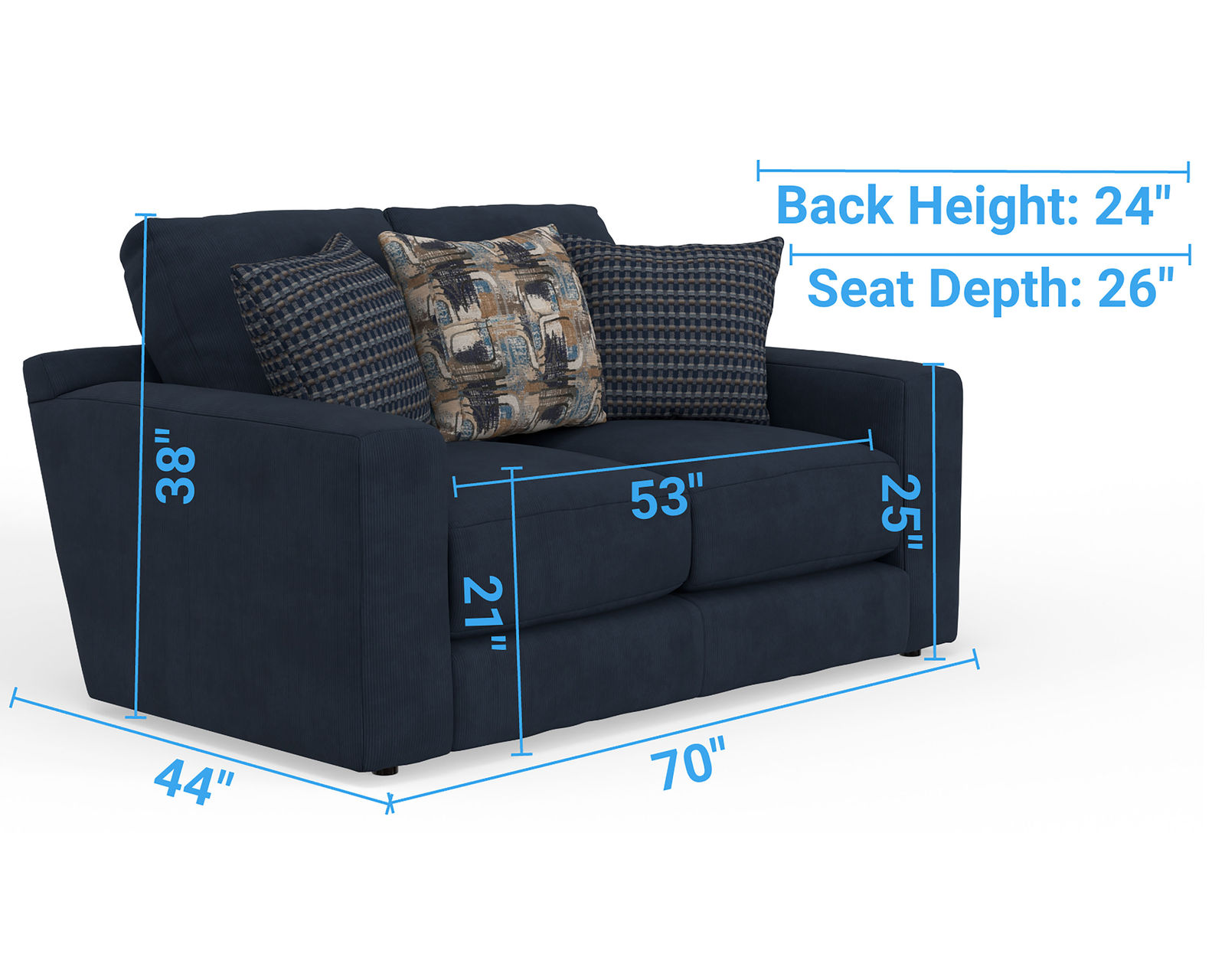 Milo 93" Sofa - 4046 (includes pillows) - Image 10