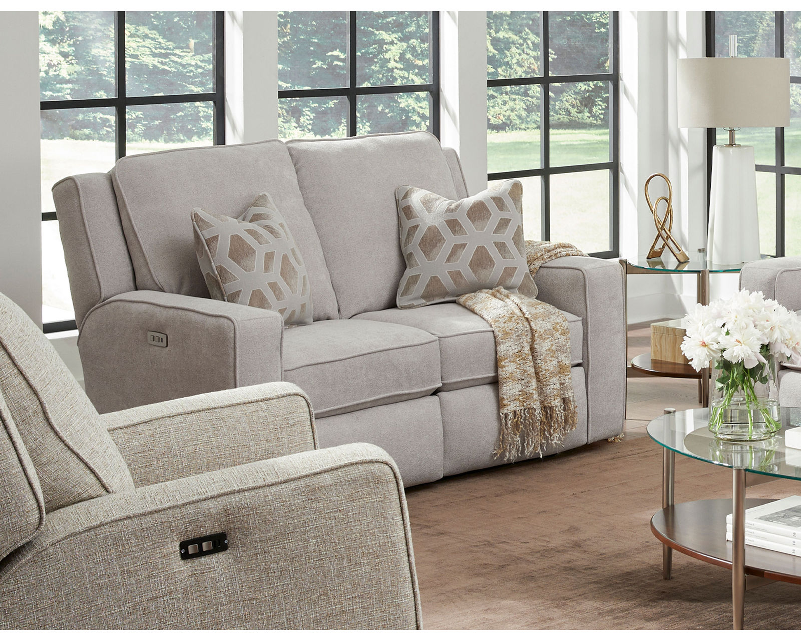 City Limits 87" Double Reclining Sofa (Colors Available) - Image 3