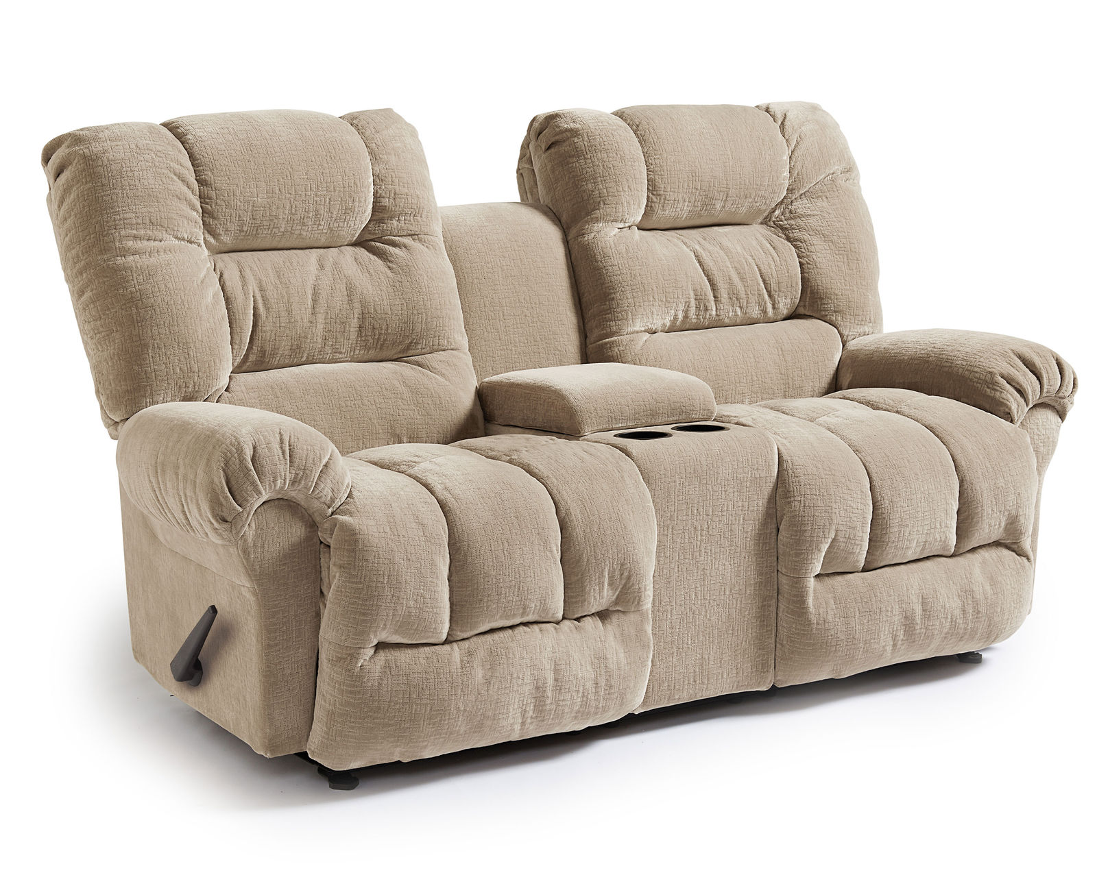 Seger Double Reclining Console Loveseat (+100 fabrics)