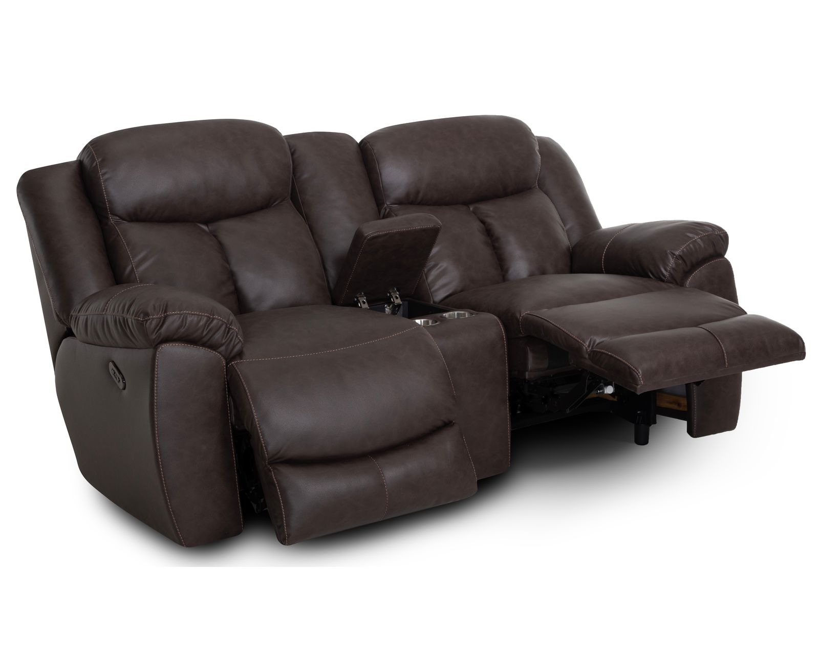 Warner 653 Reclining Sofa Coffee (90") - Image 8