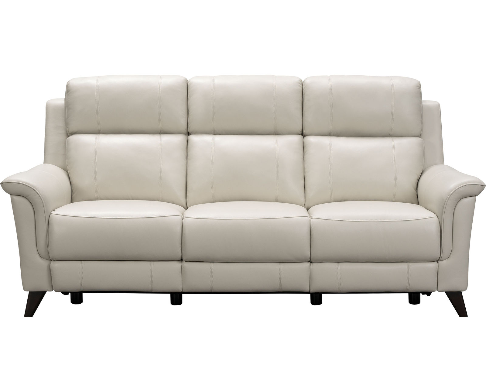 Kester Leather Power Headrest Power Reclining Sofa in Laurel Cream - Image 3