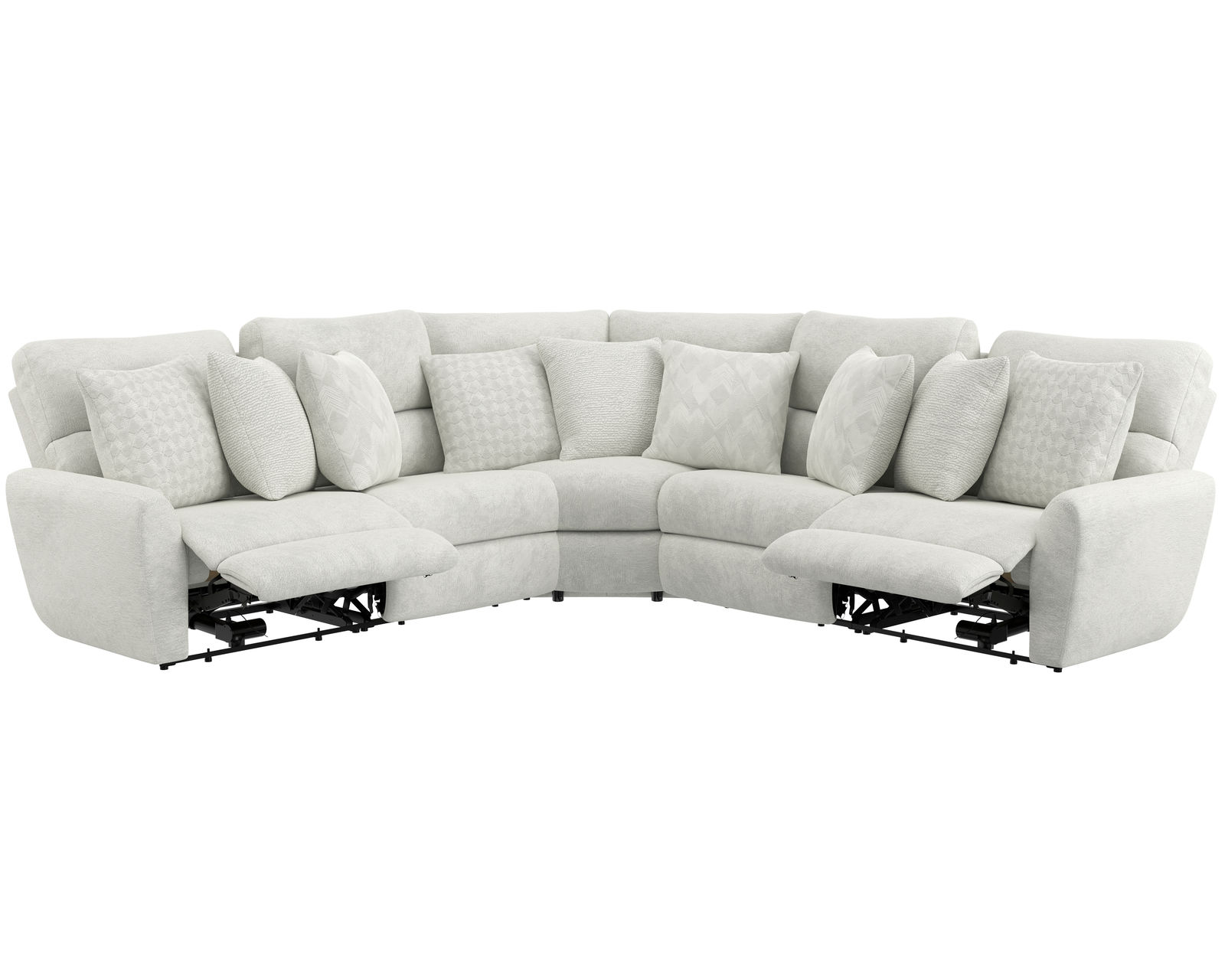 Majesty 336 Deep Seat Power Reclining Sectional - Heavy Weight - 400 lb. per recliner (+2 colors) - Image 17