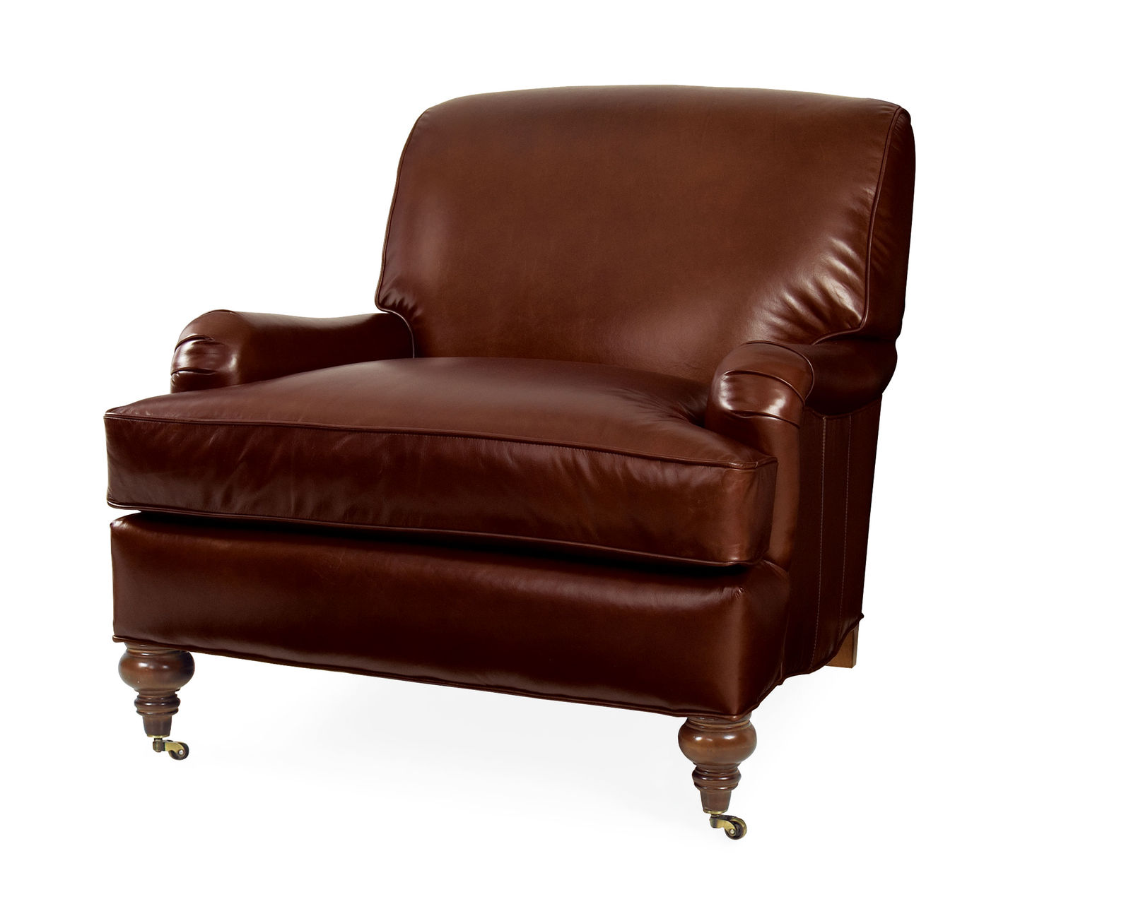 Telford 78" or 88" Leather Sofa (Made to Order Leathers) - Image 4