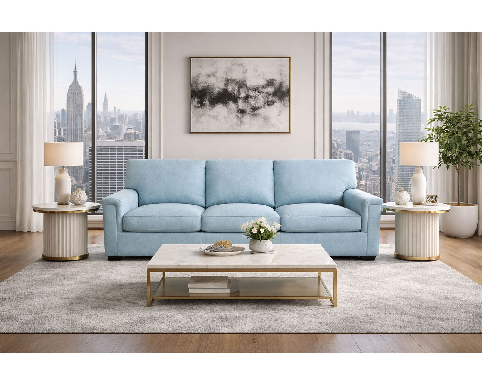 Drew 92" Leather Sofa - 6500 (29 Top-Grain Leather Choices) - Image 12