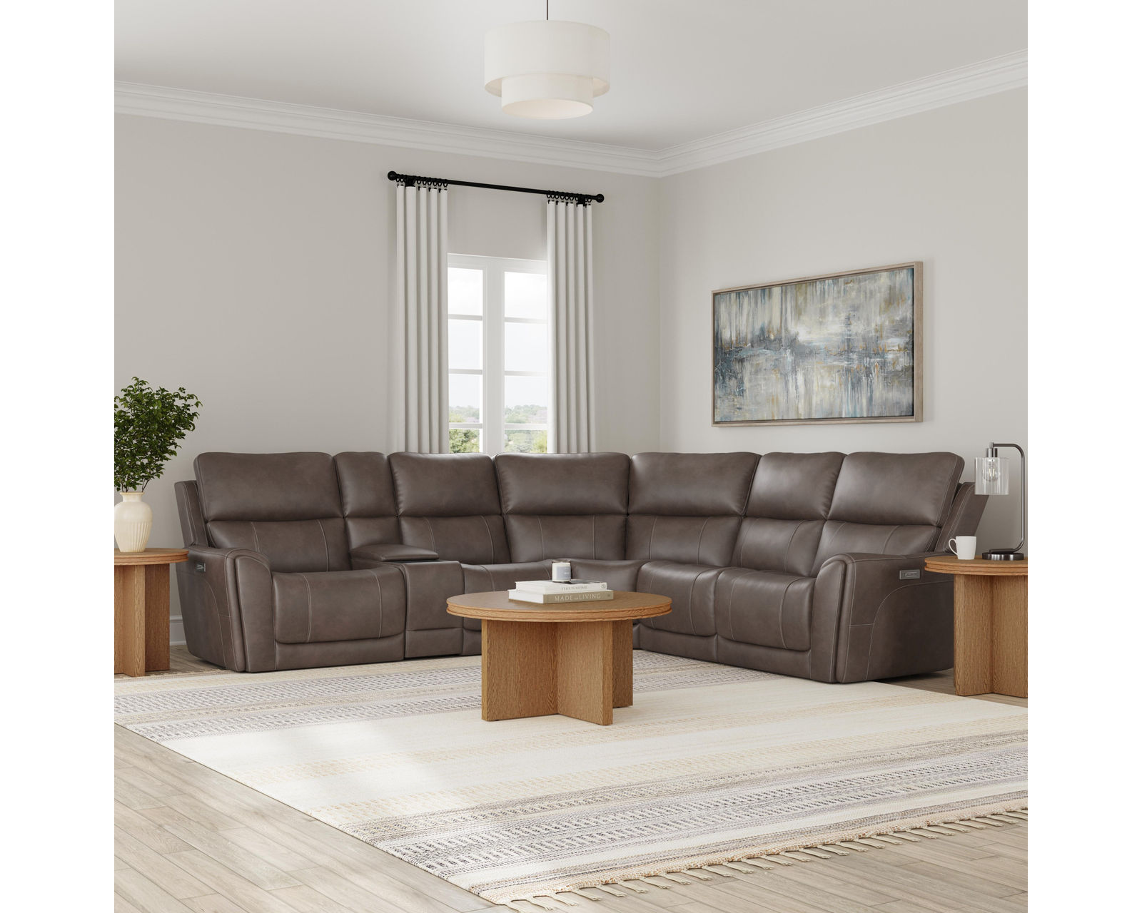 Carter 1587 Triple Power Reclining Sectional (2 colors) 866-72 - in stock - Image 11