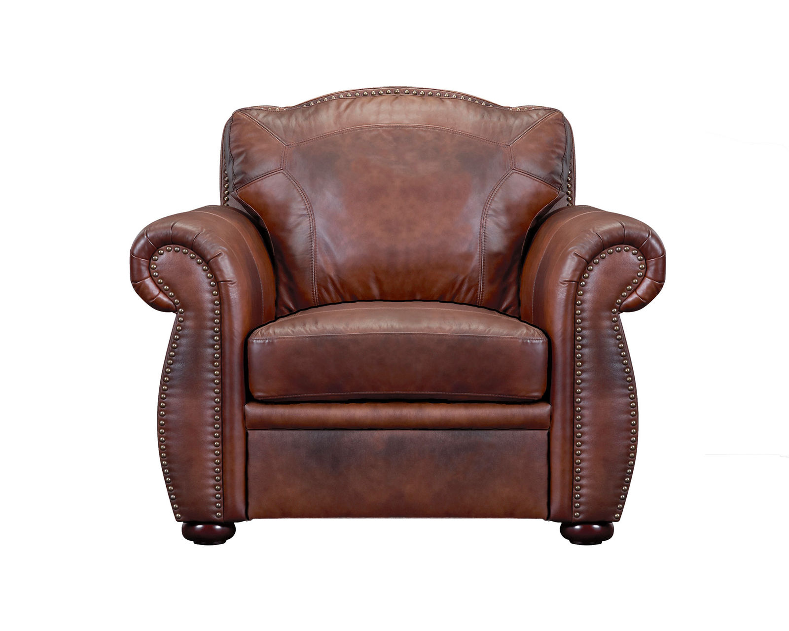 Arizona 89" All Leather Sofa - Image 5