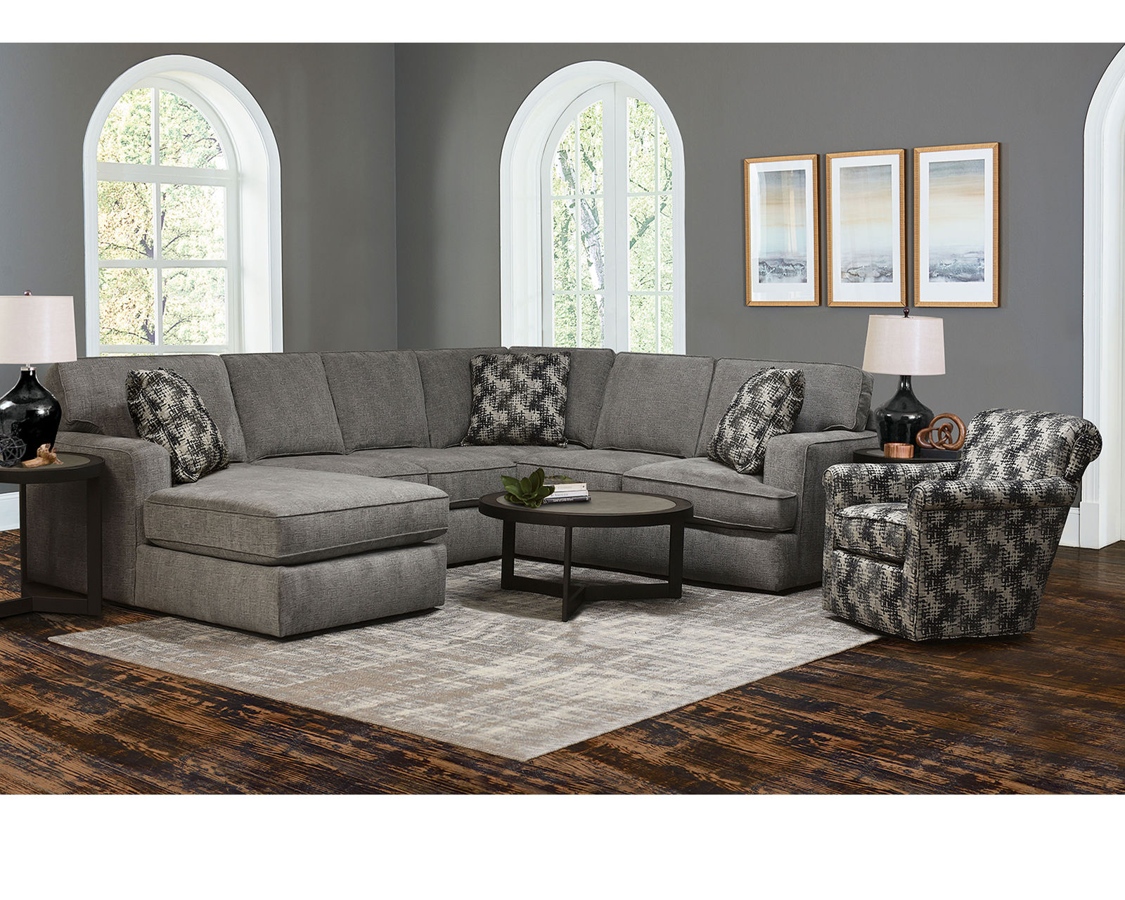 Rouse Stationary Sectional (+101 Standard and Performance Fabrics) - Image 7