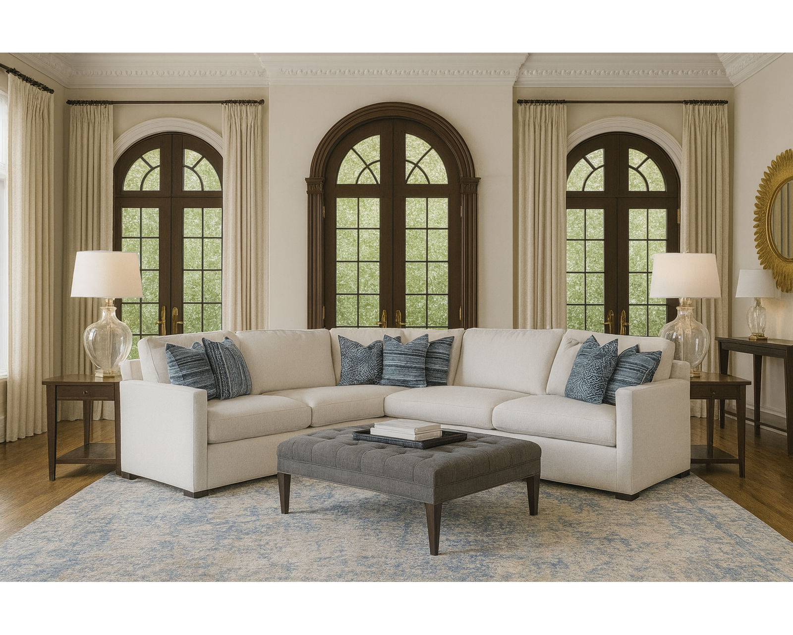 Bel Air 705 Stationary Sectional (Fabric choices) - Image 3