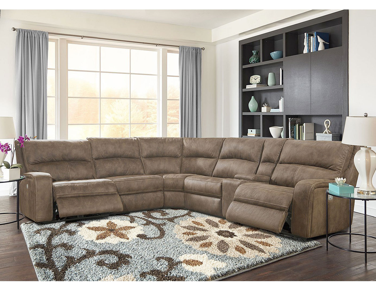 Polaris Kahlua Power Headrest Power Reclining Sectional
