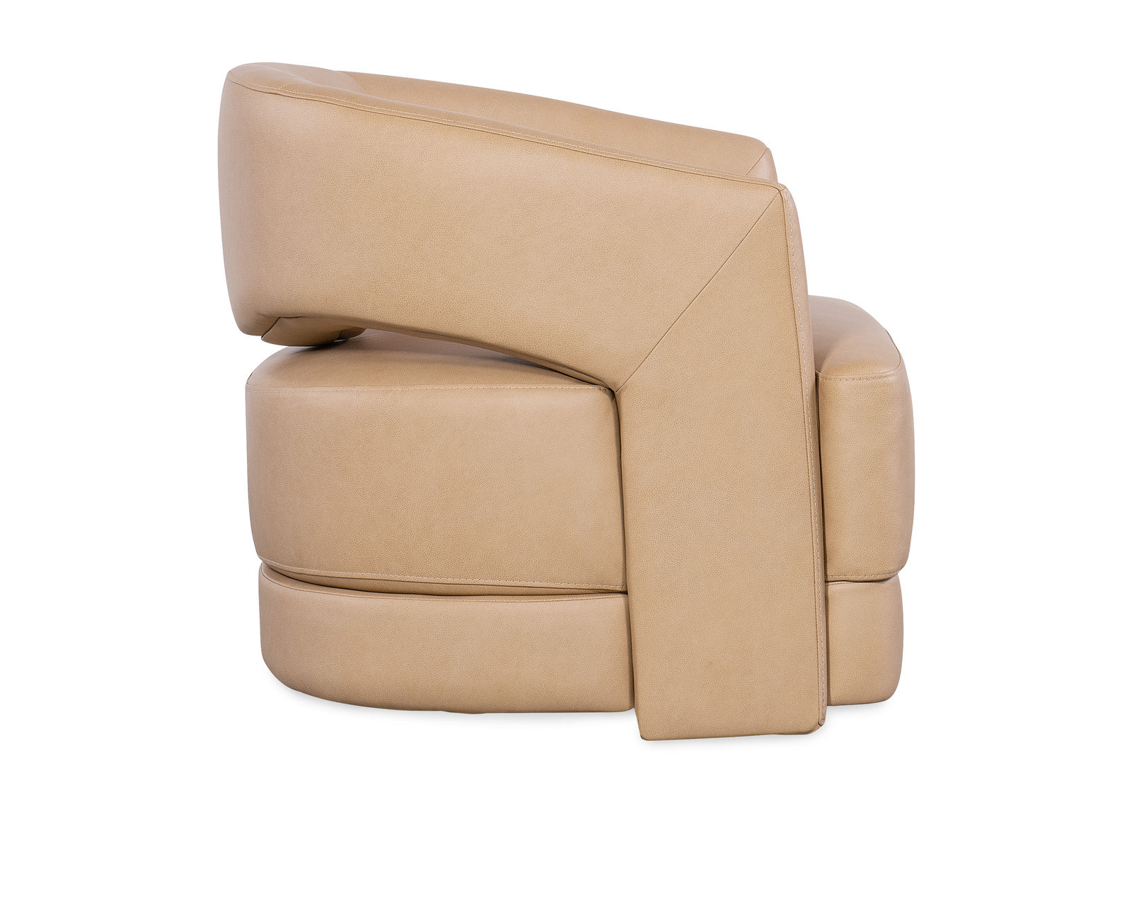 Keys Leather Tan Sofa 97" (In stock) - Image 9