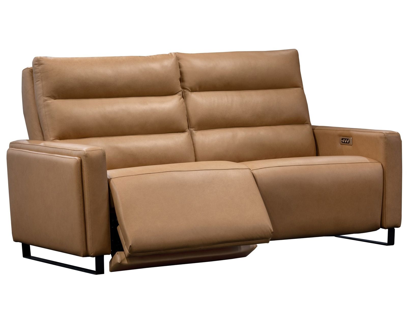Flavie Dual Power Reclining Sofa — Available in Standard & Wide Cushions, 140+ Leather Options, and 80", 83", or 112" Widths