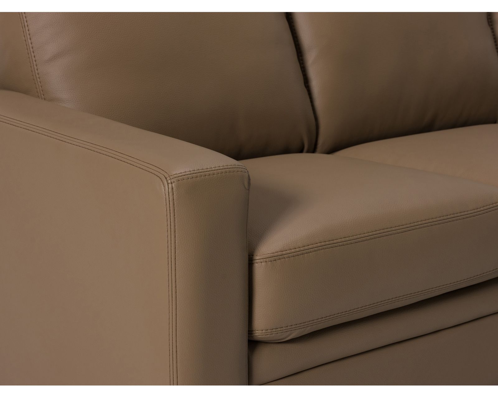 Creighton 77294 Stationary 82" Leather Sofa - Image 6