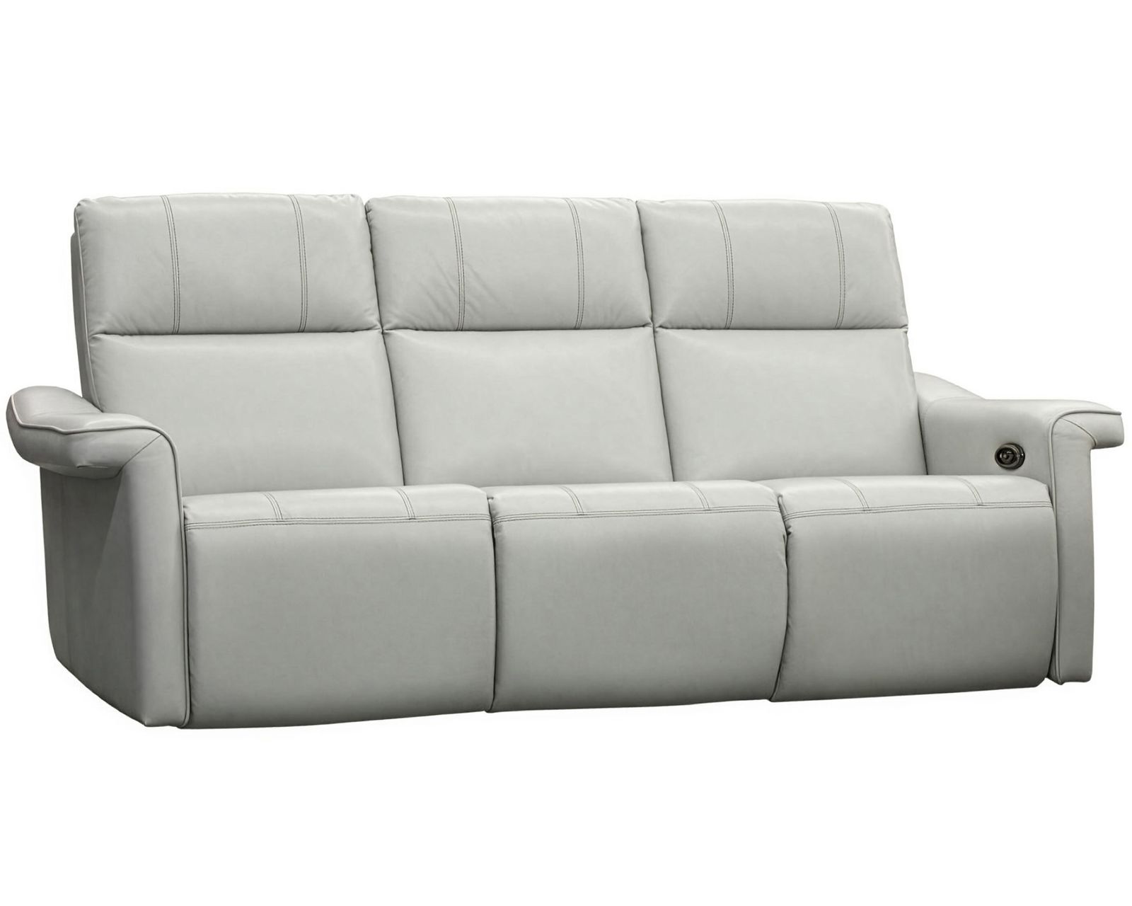 Finn Dual Power Reclining Sofa — Available in Standard & Wide Cushions, 140+ Leather Options, and 82", 85", or 114" Widths