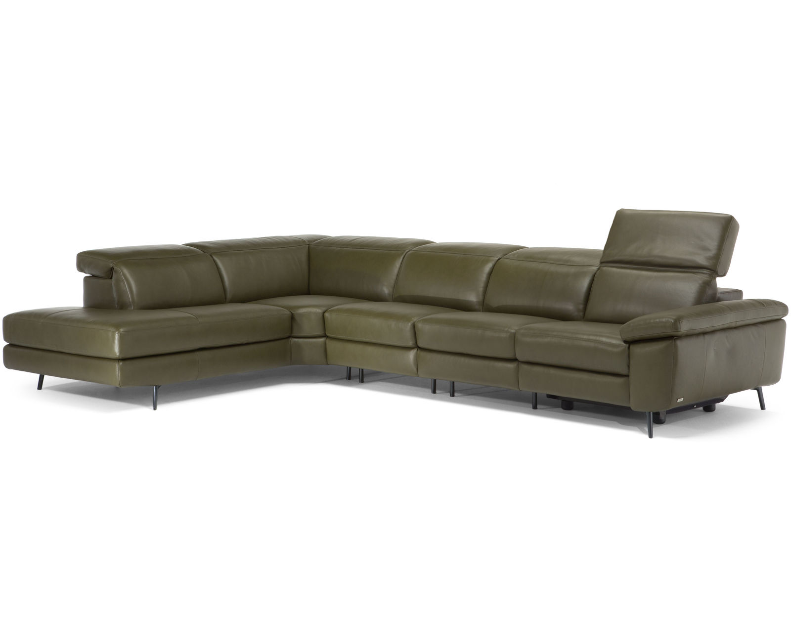 Coro C217 Stationary Leather Sectional - Image 6