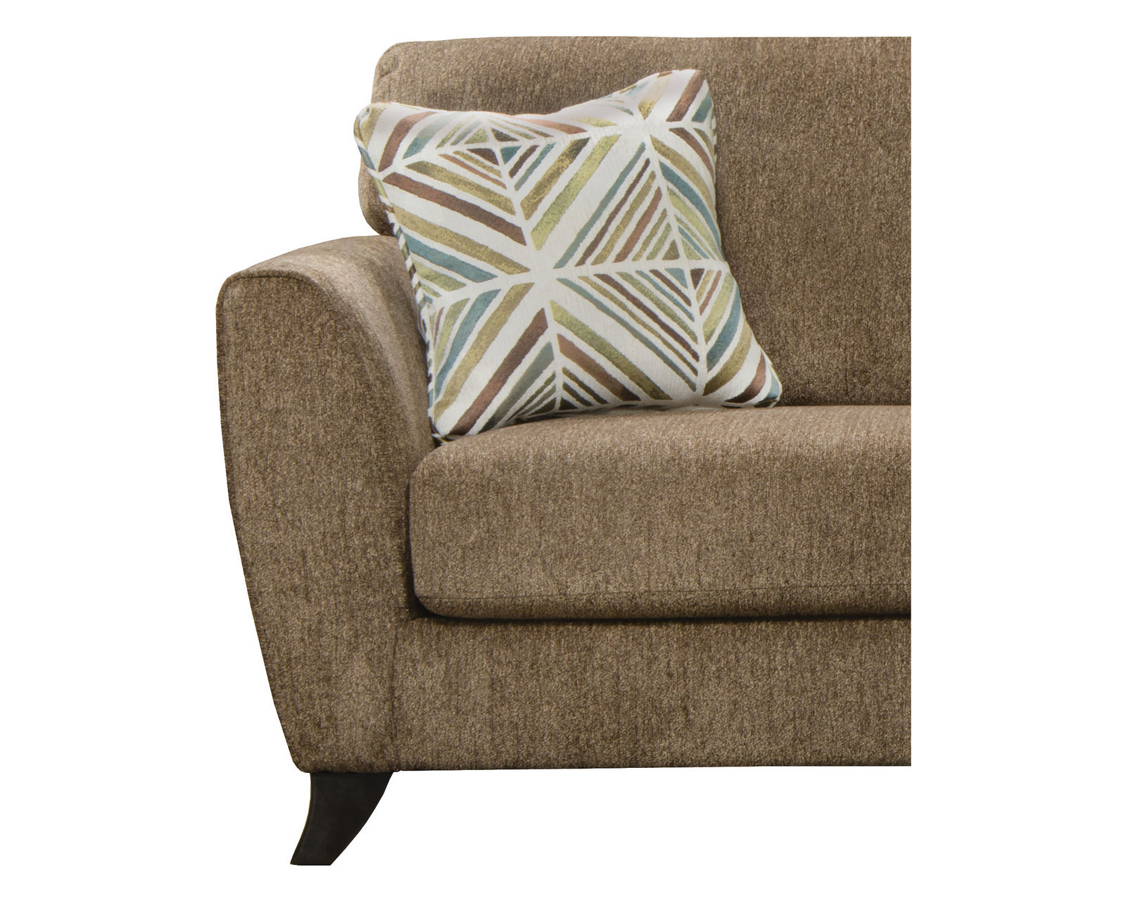 Alyssa 86" Sofa (Includes Pillows) - Latte Fabric - Image 4