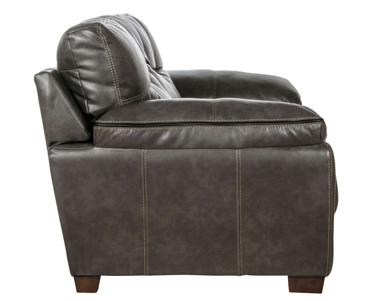 Hudson 97" Faux Leather Sofa (Includes Pillows) - 2 Colors - Image 27