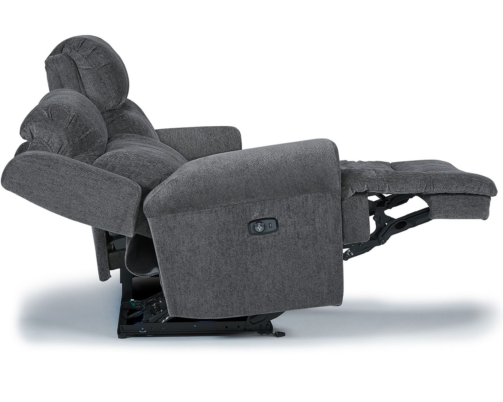 Brielle 84" Double Reclining Sofa (+100 fabrics) - Image 4
