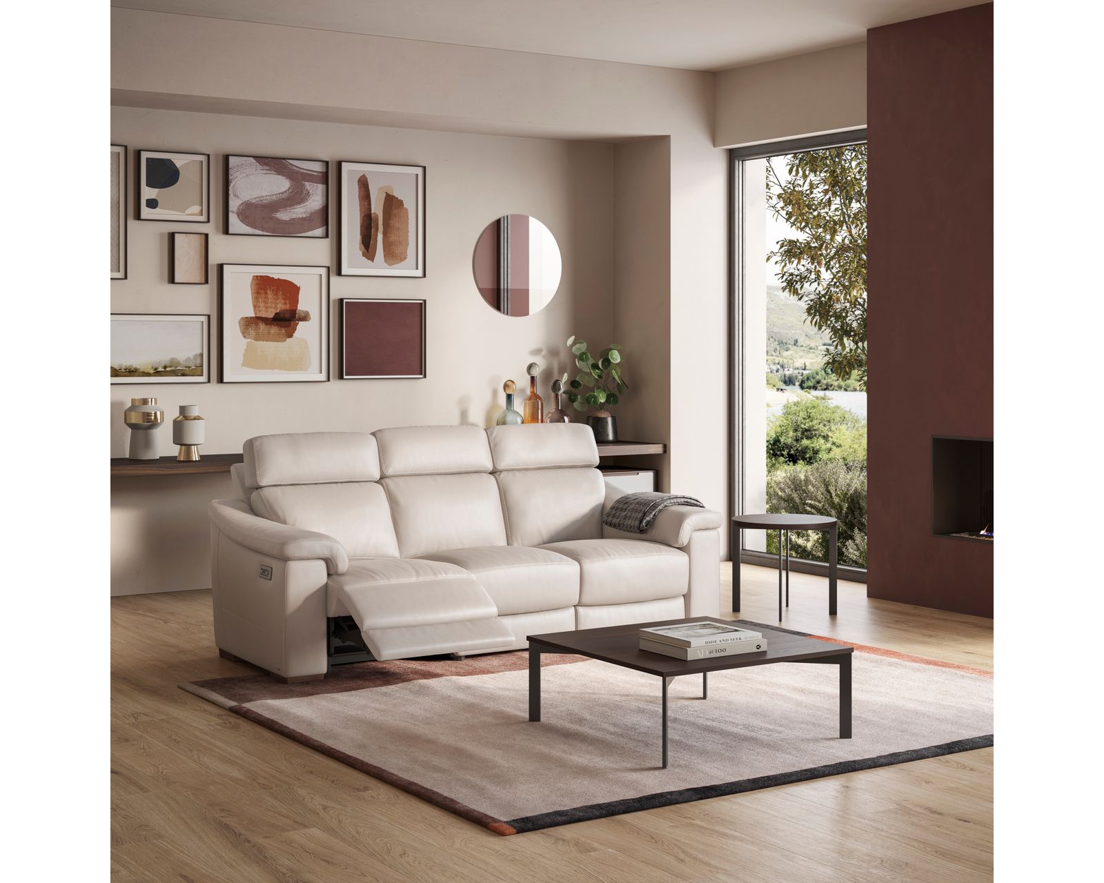 Giulivo C115 Power Headrest Power Reclining Sofa (92") +50 leathers - Image 8