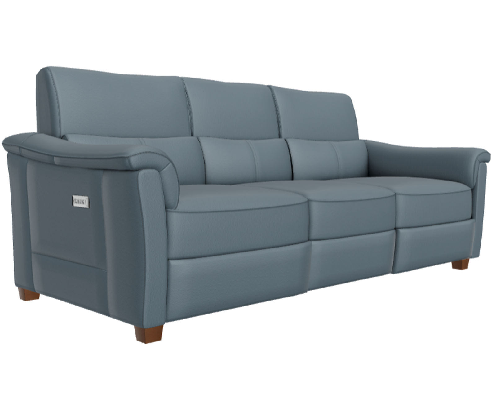 Astuzia C068 Leather Power Headrest Power Reclining Sofa (Made to order leathers)