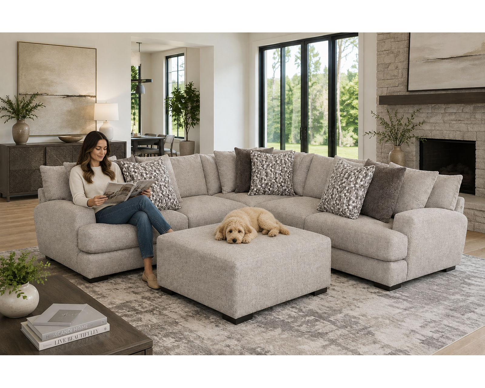 Sullivan 810 Modular Sectional (Modern Comfort. Performance Fabric. Made for Real Life) - Image 3