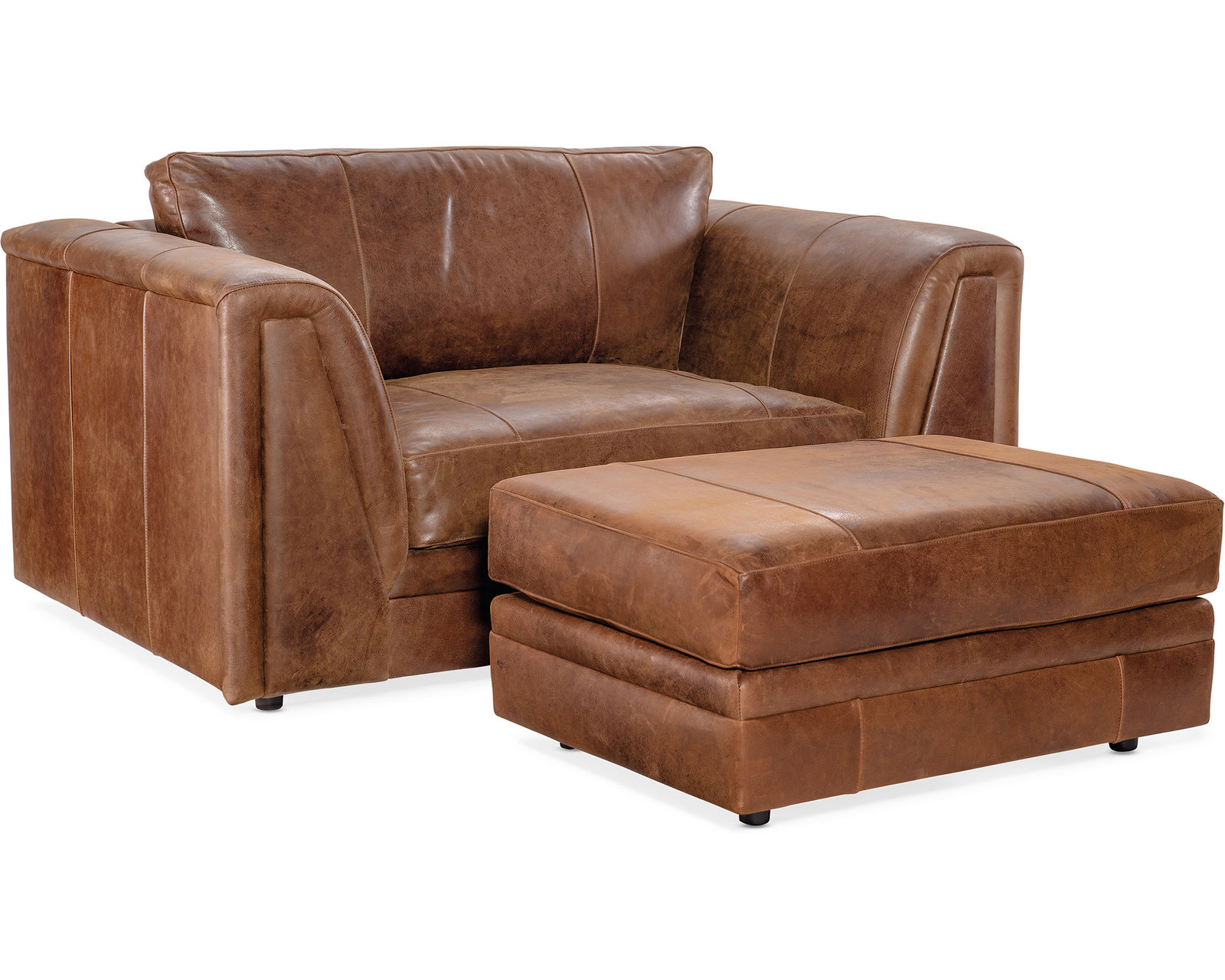 Bradington Young Crew 742 Sofa (12 leathers) 8-Way Hand Tied - Image 9