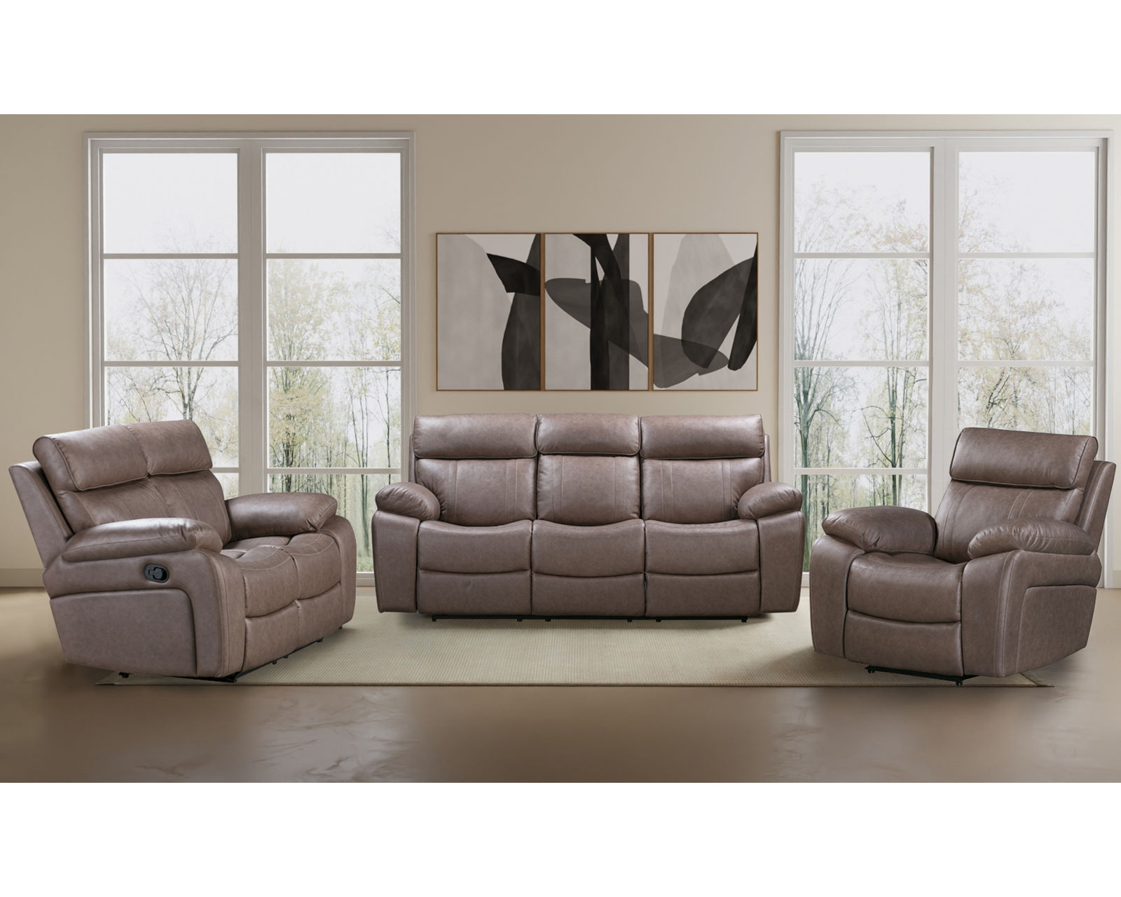 Theon 88" Reclining Sofa w/ Drop Down Table (In stock - Fast shipping) - Image 17
