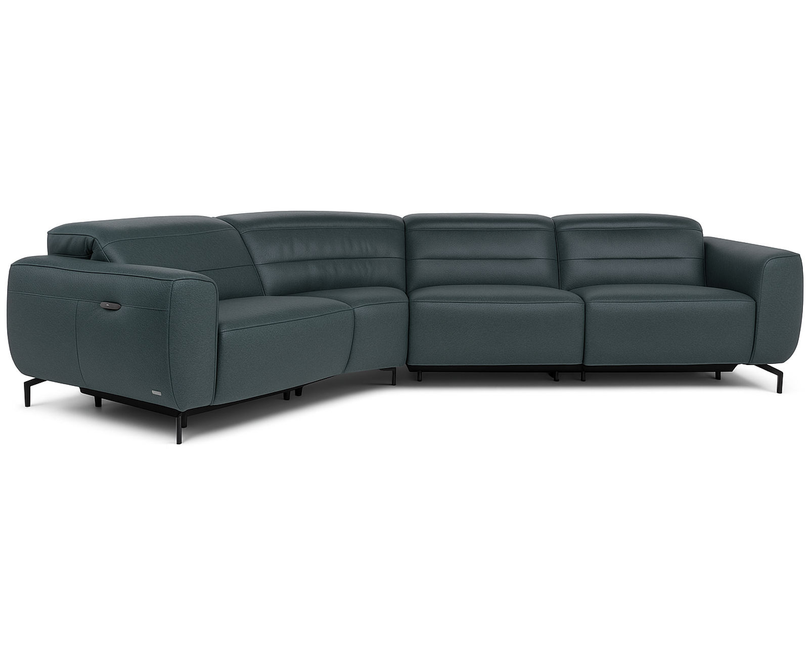 Zenith C320 Power Reclining Sectional (+55 leather) - Image 11
