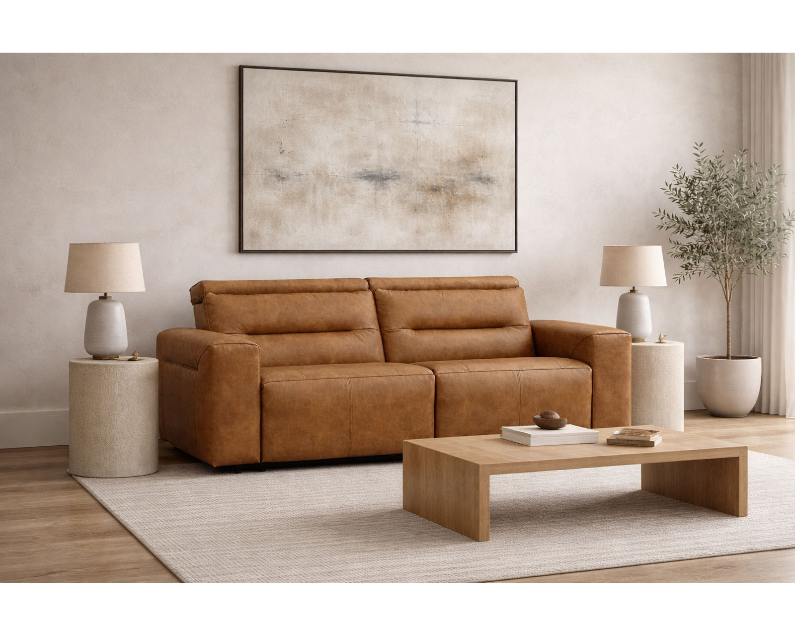 Hudson Dual Power Reclining Sofa — Available in Standard & Wide Cushions, 140+ Leather Options, and 82", 85", or 114" Widths - Image 24