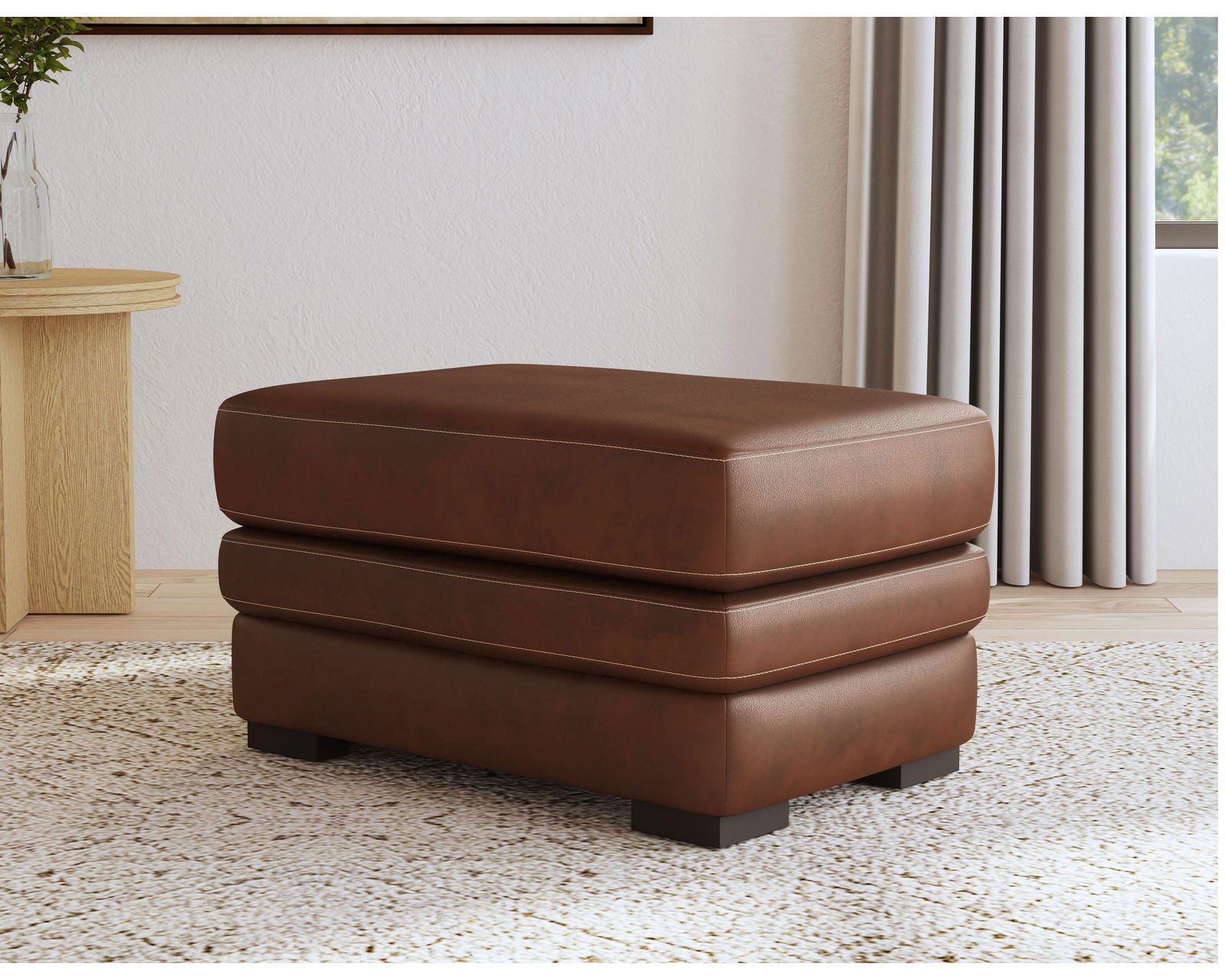 David 1825 All Leather Sofa (93") In stock - Image 17