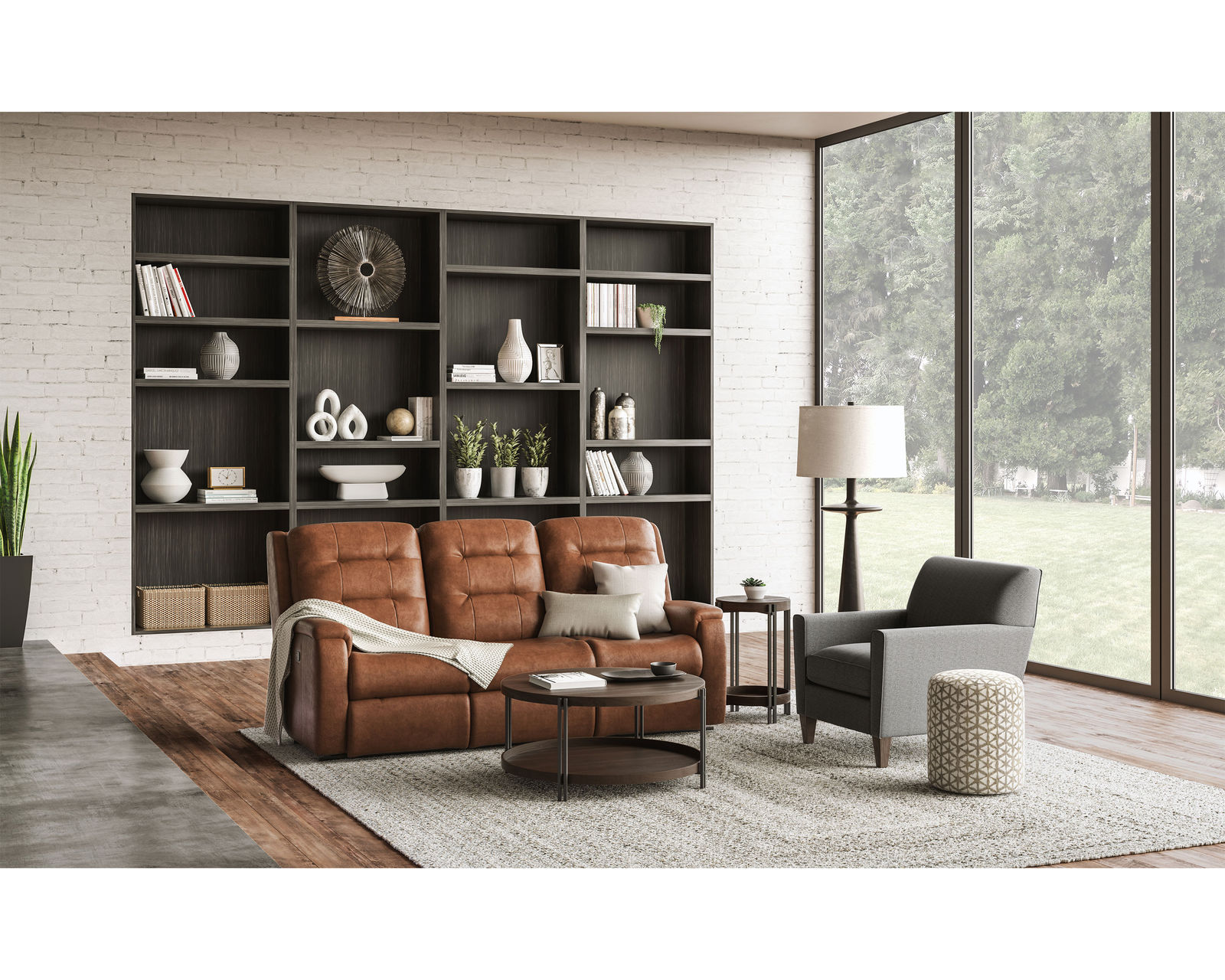 Arlo Leather 87" Reclining Sofa (Colors Available) - Image 5