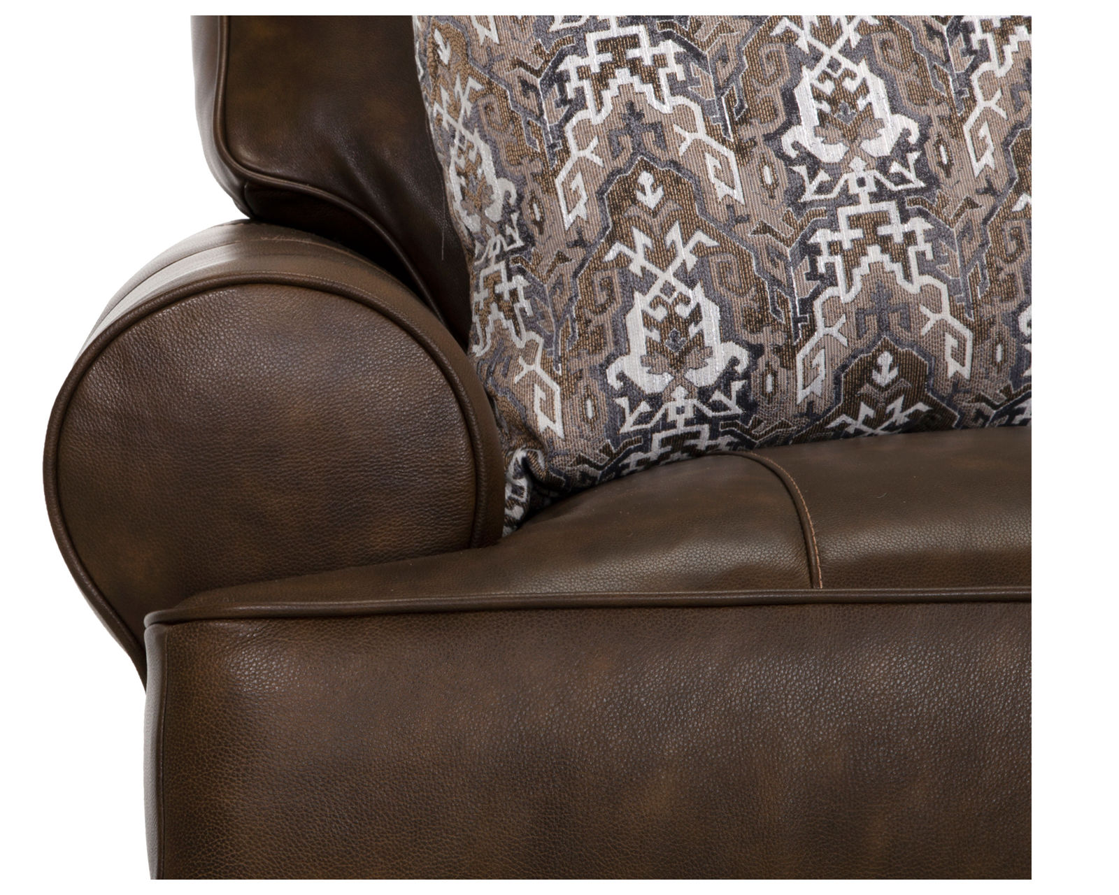 Tula Leather Sofa (93") Includes pillows - Image 13