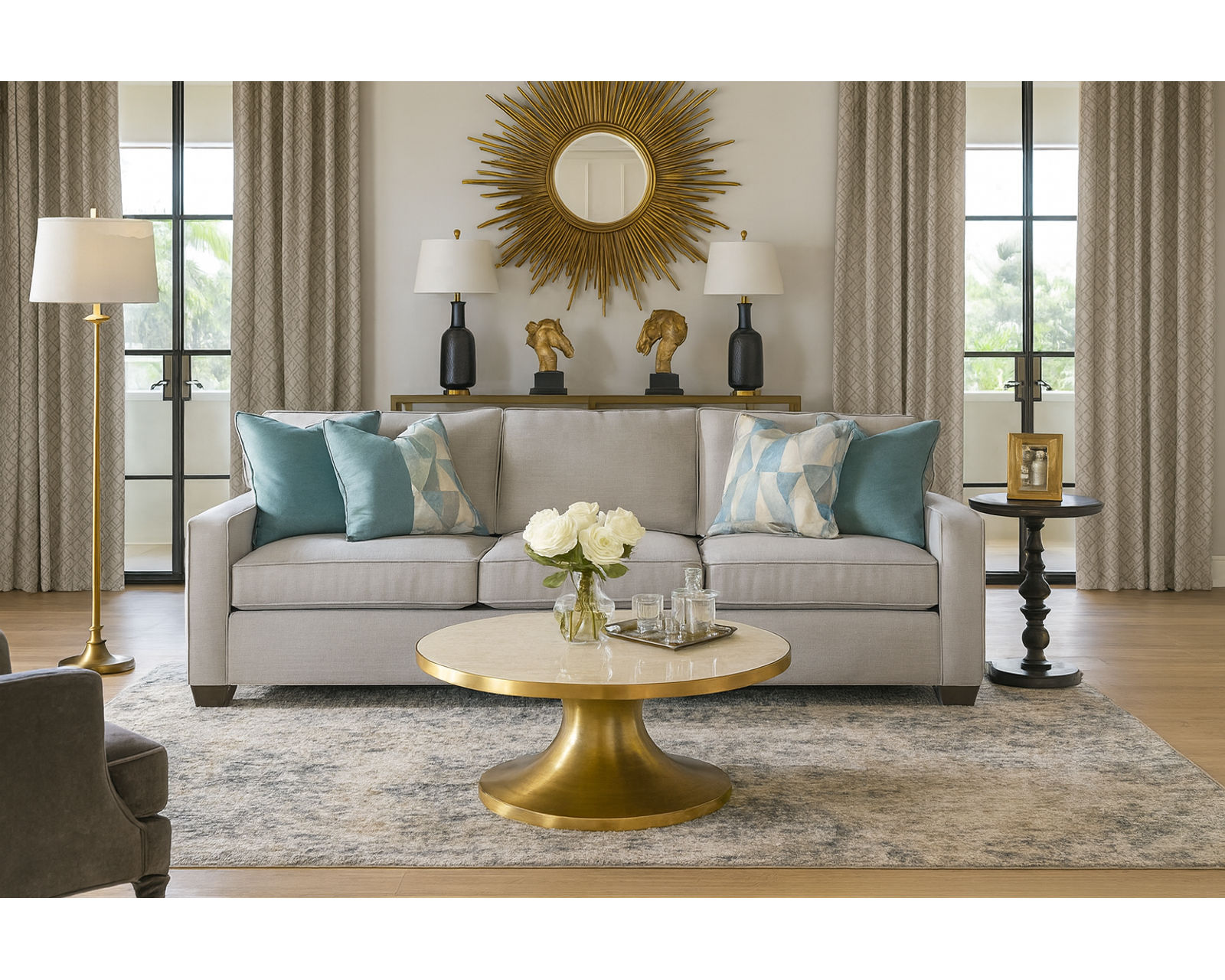 Gramercy Park 787 Stationary Sofa (74" - 81" - 92") Standard and Performance Fabrics - Image 2