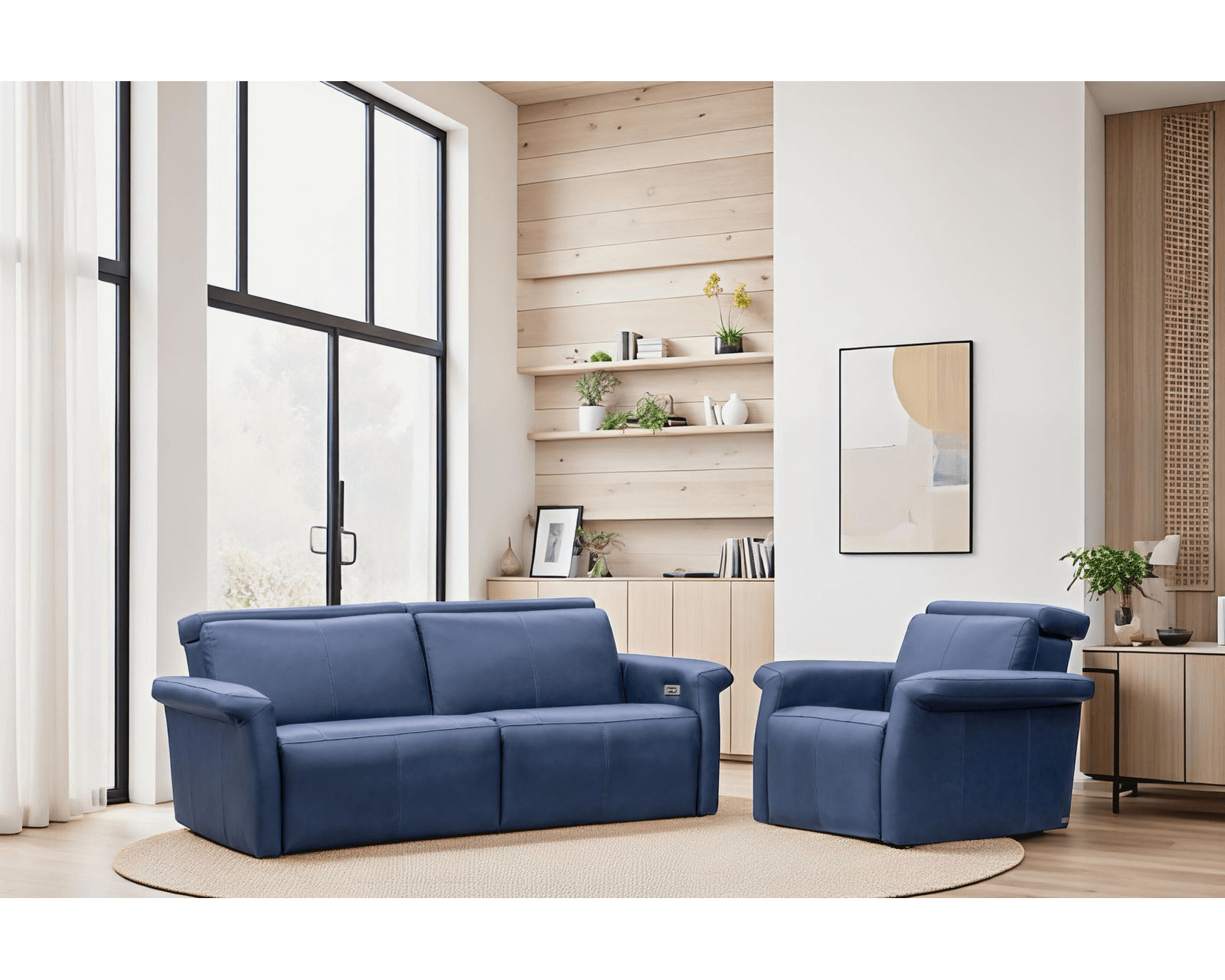 Penny Dual Power Reclining Sofa — Available in Standard & Wide Cushions, 140+ Leather Options, and 82", 85", or 114" Widths - Image 4