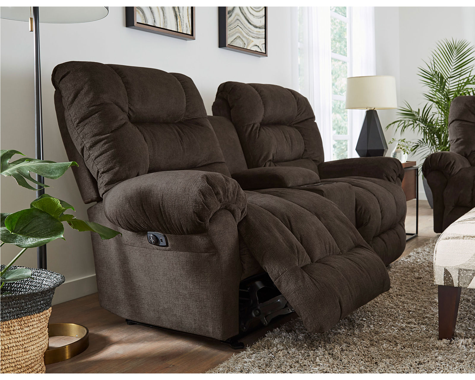 Seger Double Reclining Sofa (+100 fabrics) 92" - Image 18