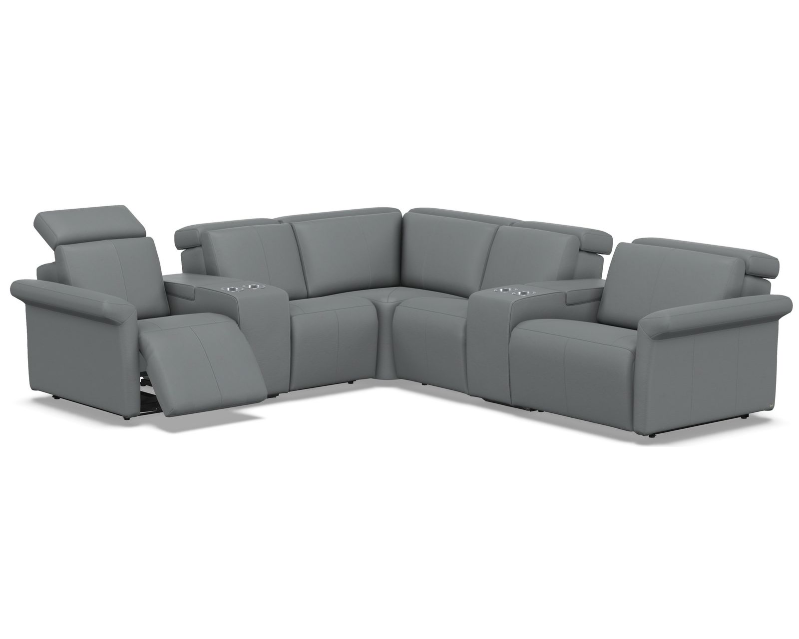 Penny Dual Power Reclining Sectional (standard and wide cushions) +140 leathers
