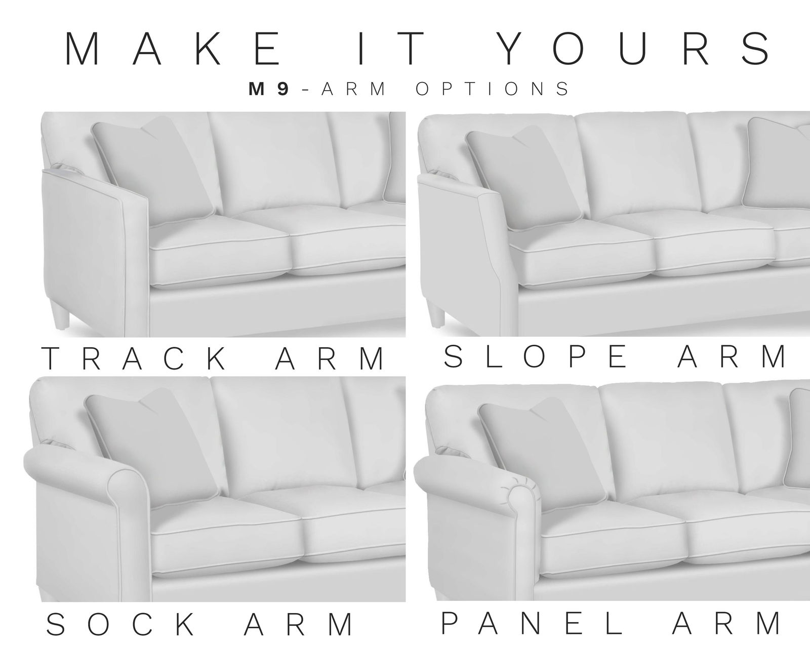 M9 Queen Sleeper (100+ Performance fabrics) Make it yours - Image 8
