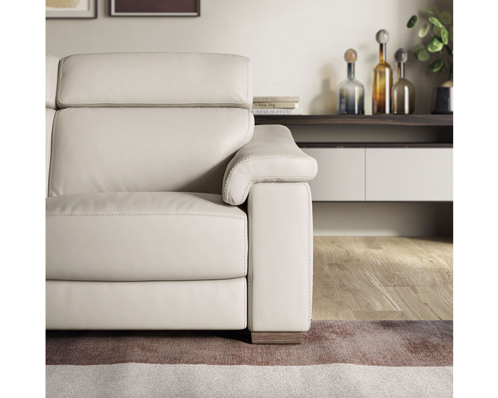 Giulivo C115 Power Headrest Power Reclining Sofa (92") +50 leathers - Image 6