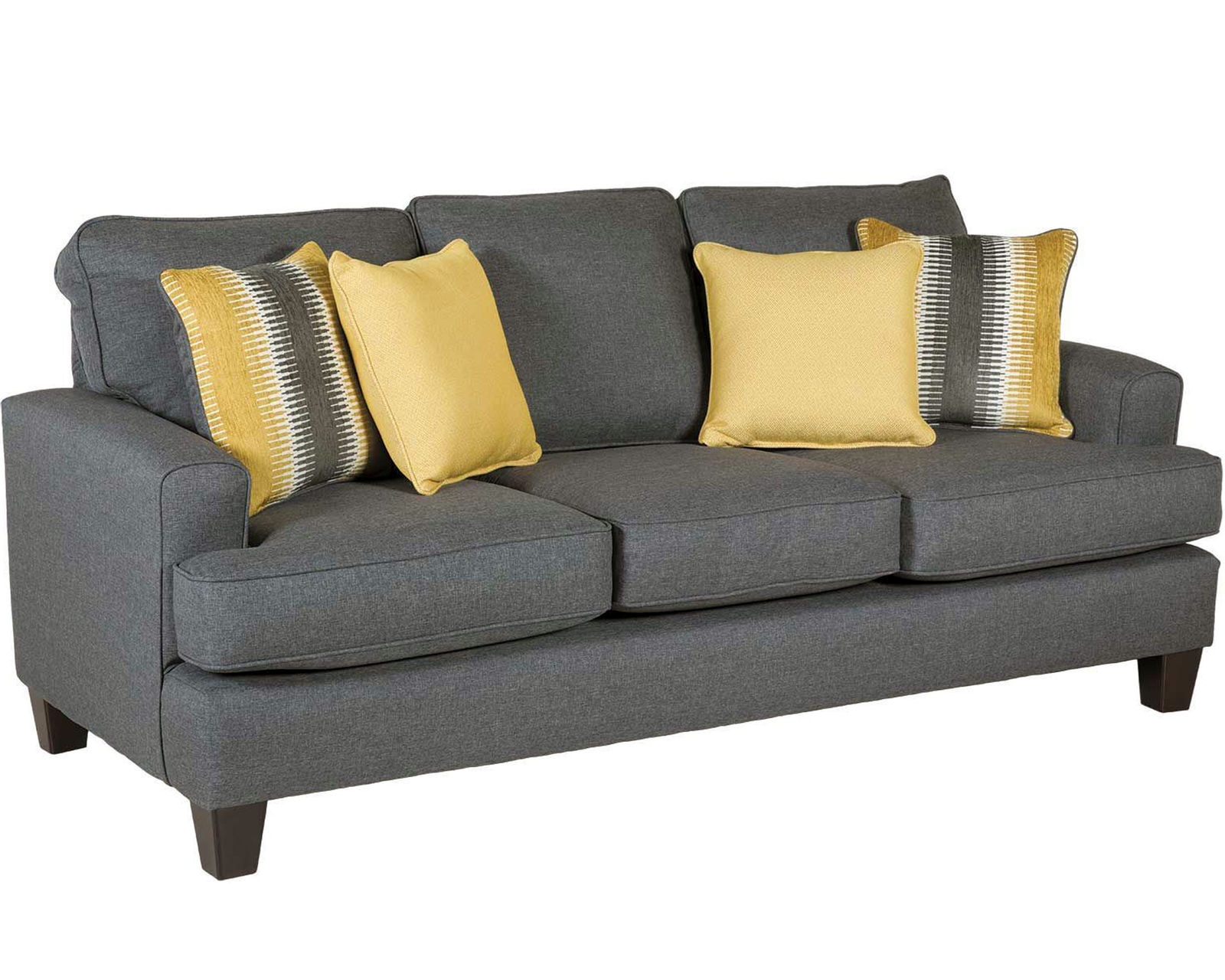 Maxwell Gray 4 Piece Living Room (Includes sofa, 2 chairs and ottoman) - Image 3