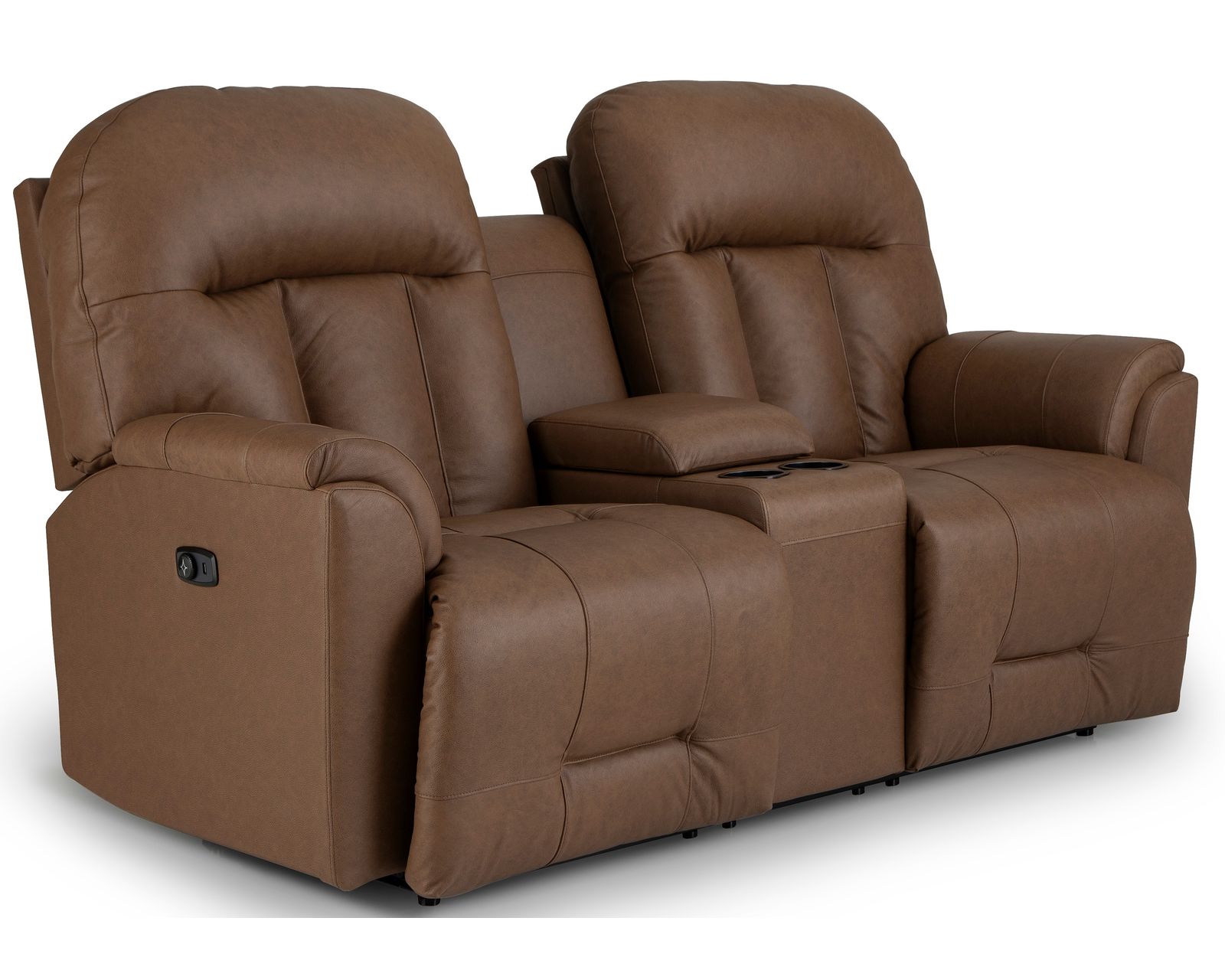 Suitably 88" Double Reclining Leather Sofa (+46 leathers) - Image 9