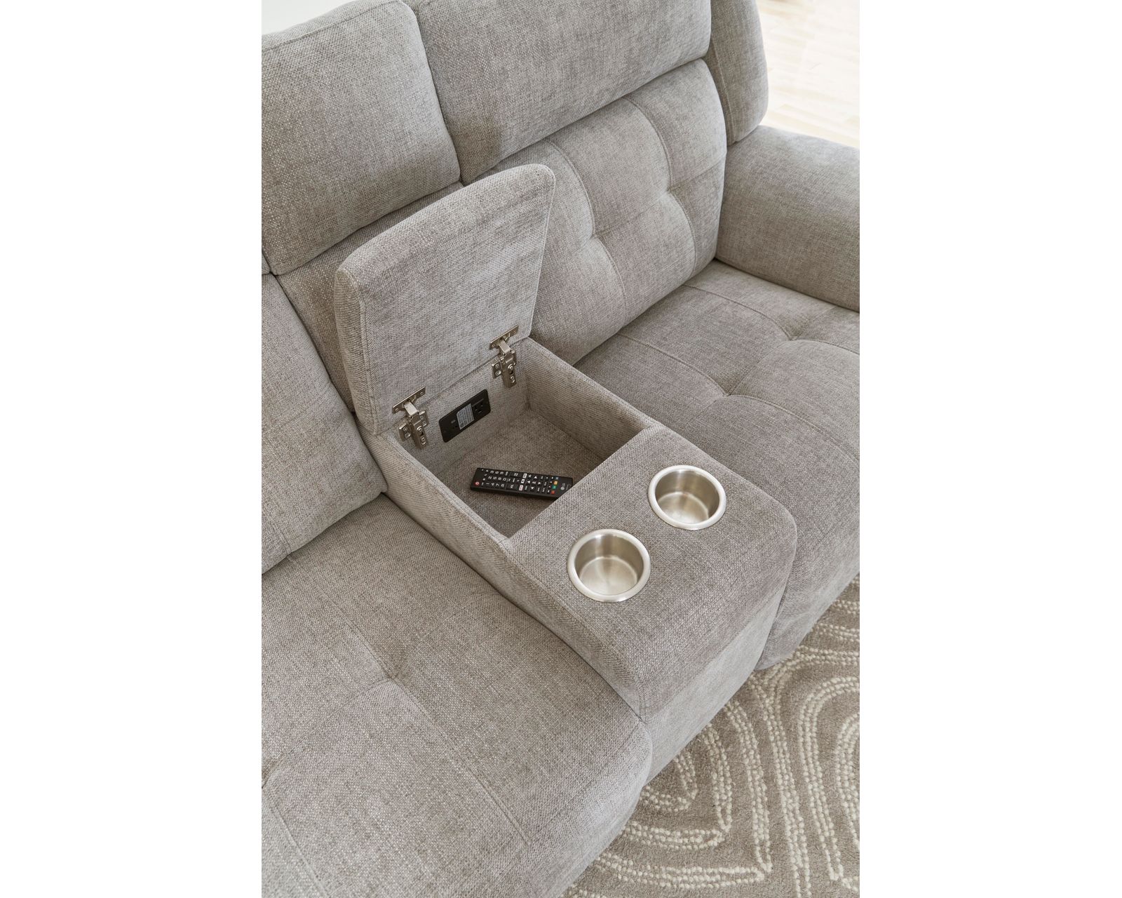 Richland 87" Power Headrest Power Reclining Sofa (In stock - Fast Shipping) - Image 9
