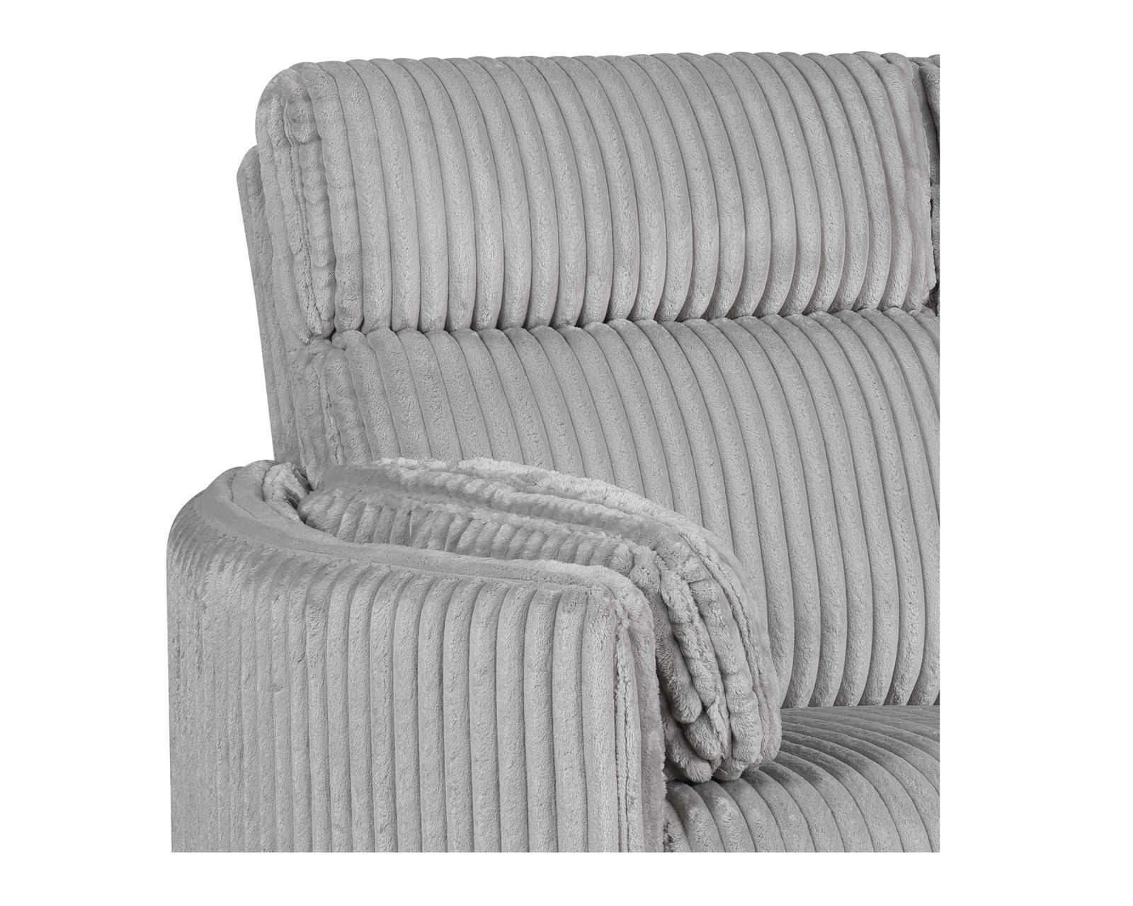 Radius 88" Power Reclining Sofa Grey (In stock - Fast Shipping) - Image 15