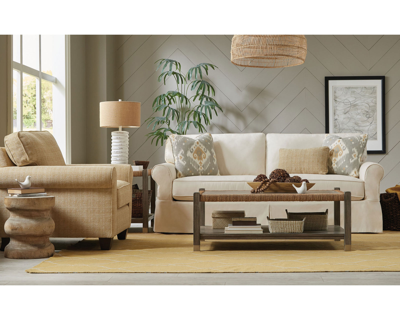 917449 Craftmaster Slipcover Sofa - Image 11