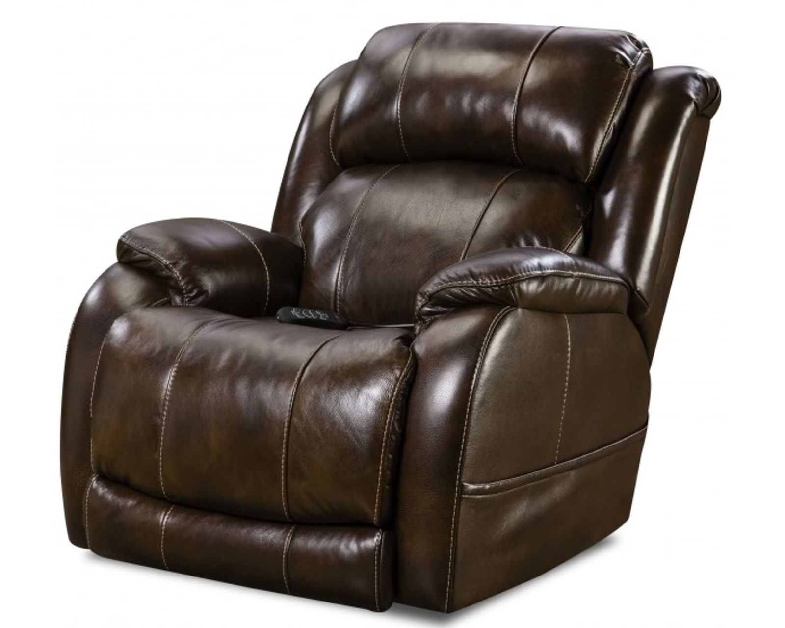 Montana 77" Triple Power Leather Reclining Console Loveseat (In stock) - Image 11