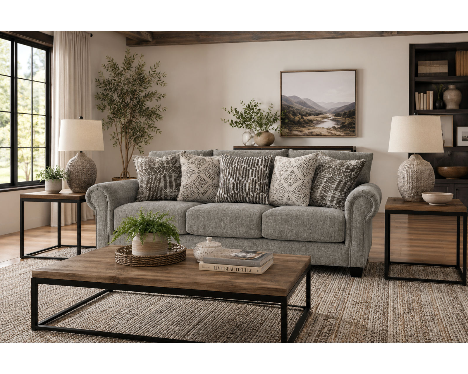Barrett 96" Oversized Sofa (2 Colors-Performance Fabric) - Image 16