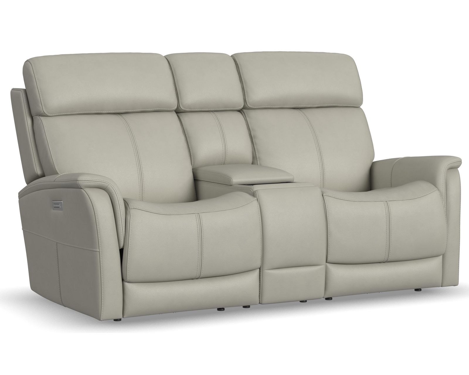 View 1524 Triple Power Reclining Console Loveseat (050-01) +3 colors - In stock - Image 2