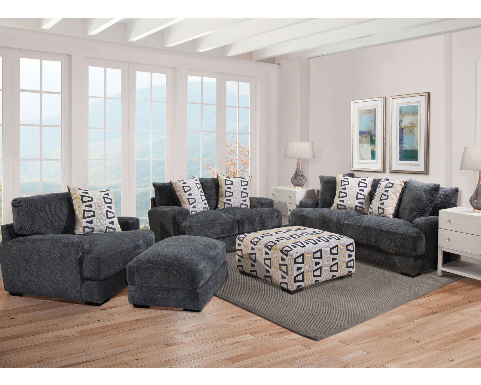 Flint 87" Stationary Sofa (Includes Pillows) - Image 12